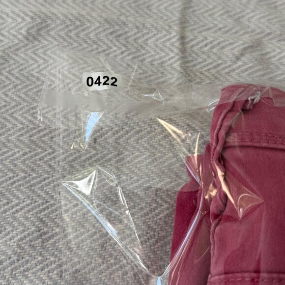 Curve Appeal Jeans Womens 16 High Rise Stretch Casual Pink Minimalist Jegging - Picture 12 of 12